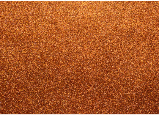 Kangaro glitterkarton - koper - 50x70cm - pak 10 vel