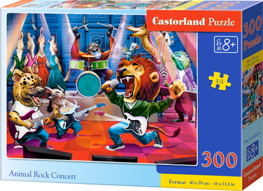 Castorland animal rock concert – puzzel – 300 stukjes – dieren – premium kwaliteit