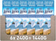 Lenor geurbooster zomerbriesje aan zee - 6 x 240 gram - wasparfum