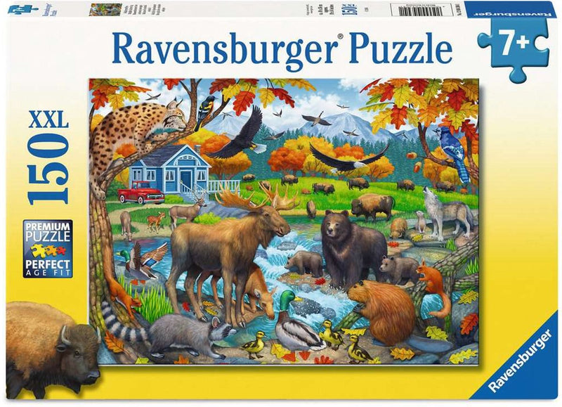 Load image into Gallery viewer, Ravensburger – wildlife gathering – kinderpuzzel – 150 stukjes
