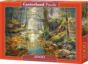 Castorland reminiscence of the autumn forest – puzzel – 2.000 stukjes – satijnen afwerking – perfecte pasvorm – europese kwaliteit