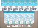 Lenor light geurbooster katoen fris - 6 x 168 gram - wasparfum