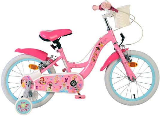 Volare disney princess kinderfiets - meisjes - 16 inch - roze - twee handremmen