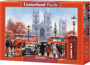 Castorland westminster abbey – puzzel – 3.000 stukjes – satijnen afwerking – perfecte pasvorm – europese kwaliteit
