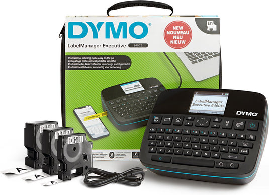 Dymo labelprinterset labelmanager 640 cb thermisch qwerty (gb)