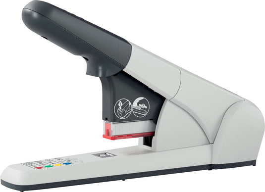 Leitz heavy duty nietmachine - niet tot 80 vel - inclusief nietcassettes en nietjes - zilver
