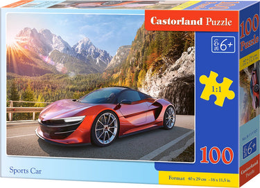 Castorland sports car – puzzel – 100 stukjes – auto’s – premium kwaliteit