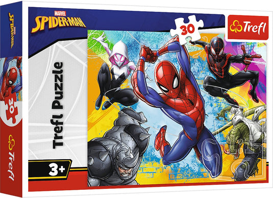Trefl spider-man serie - legpuzzel - 30 stuks - 27x20 cm