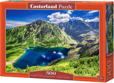 Castorland czarny staw gasienicowy, poland – puzzel – 500 stukjes – satijnen afwerking – perfecte pasvorm – europese kwaliteit