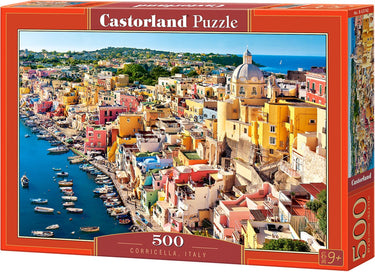 Castorland corricella, italy – puzzel – 500 stukjes – satijnen afwerking – perfecte pasvorm – europese kwaliteit