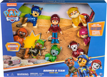 Paw patrol reddingswagens - cadeauset met 7 speelgoedfiguren