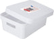 Curver infinity - opbergbox met deksel - opberger - kunststof - 11l - wit