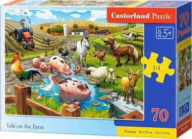 Castorland life on the farm – puzzel – 70 stukjes – boerderij – premium kwaliteit