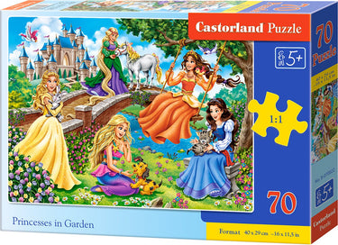 Castorland princesses in garden – puzzel – 70 stukjes – sprookjes – premium kwaliteit