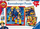 Ravensburger puzzel onze held sam - 3x49 stukjes - kinderpuzzel