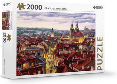 Rebo productions rebo legpuzzel 2000 stukjes - prague symphony
