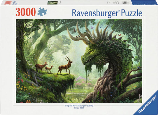 Ravensburger puzzel de bosdraak ontwaakt - legpuzzel - 3000 stukjes
