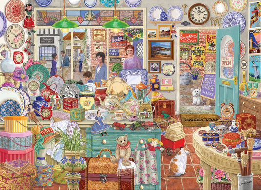 Gibsons - verity's vintage shop (door janice daughters) - 1000 stukjes 68×49cm (b×h) - legpuzzel voor volwassenen