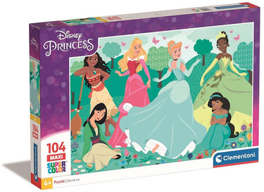 Clementoni maxi puzzel disney princess, 104st.