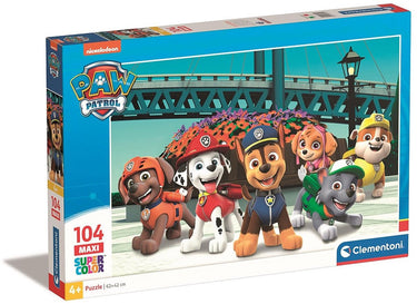 Clementoni maxi puzzel paw patrol, 104st.
