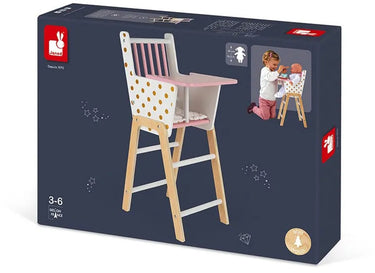 Janod - candy chic - houten poppenstoel