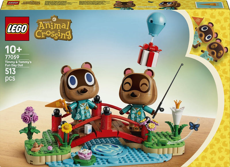 Load image into Gallery viewer, Lego animal crossing dagje vrij met timmy en tommy game speelgoed voor kinderen 77059
