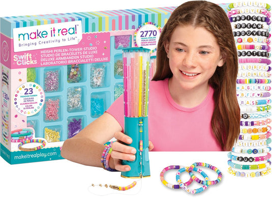 Make it real - swift clicks™ heishi deluxe armbandenmaker - maak 30+ unieke heishi armbanden