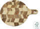 Hit trading svenska living snijplank acaciahout serveerplank 40x30cm fsc bruin.