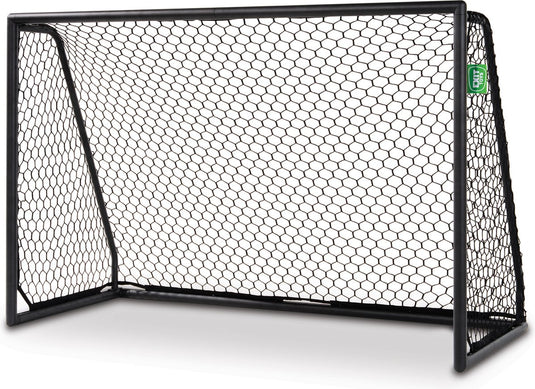 Exit toys exit scala aluminium voetbaldoel 180x120cm - weerbestendig - voetbal goal - voor kinderen - tuin - zwart