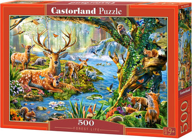 Castorland legpuzzel forest life, 500st.