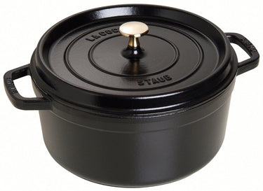 Staub braadpan - rond - 26 cm - zwart