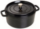 Staub braadpan - rond - 26 cm - zwart