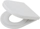 Tiger turley - wc bril - toiletbril met kinderzitje - d-vorm - thermoplast - softclose - easy clean - wit