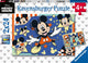 Ravensburger puzzel mickey mouse - twee puzzels - 24 stukjes - kinderpuzzel