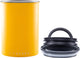 Planetary design - airscape - koffiebonen - voorraadpotten - lucht dicht - koffie - staal - mat geel - 500 gram
