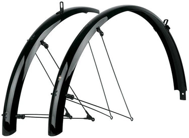 Sks spatbordset 28 bluemels basic 55mm zwart