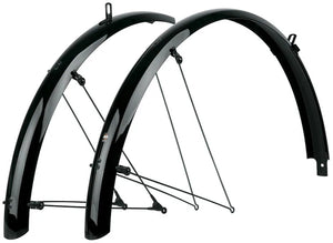Sks spatbordset 28 bluemels basic 55mm zwart