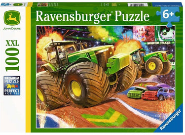 Ravensburger puzzel john deere big wheels - legpuzzel - 100 stukjes