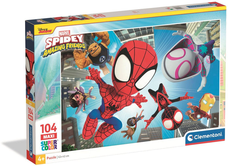 Load image into Gallery viewer, Clementoni legpuzzel maxi spidey and his amazing, 104st.
