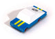 Candylab toys candycar world: racer blue #8 (f830) 8,9x4,1x3cm, wooden diecast, magnetic, in giftbox, 3+