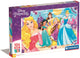 Clementoni legpuzzel super color maxi disney princess, 104st.