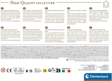 Ty clementoni legpuzzel blue street of chefchaouen - puzzel 500 stukjes marokko - high quali collection - puzzels en legpuzzels voor volwassenen