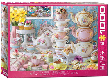 Eurographics - theetafel [tea table] - 1000 stukjes 68×48cm (b×h) - legpuzzel