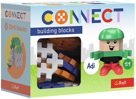Trefl connect connect | bouwstenen adi 35 stuks