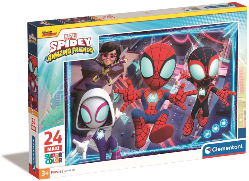 Load image into Gallery viewer, Pókember pzl 24 maxi spidey and his amazing frien
