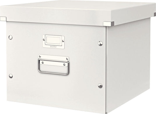 Leitz click store opbergdoos voor hangmappen - archiefdoos tot a3 formaten - 35.7 x 28.5 x 36.7cm (bxhxd) - ideaal voor kantoor en thuiswerken - wit