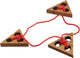 Philos triangel puzzel - houten breinbreker - moeilijkheidsgraad 1