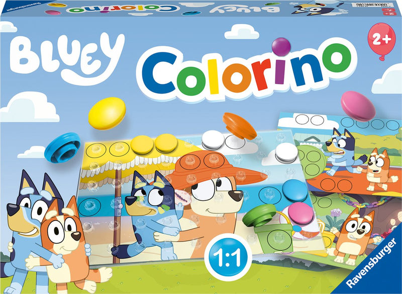 Load image into Gallery viewer, Ravensburger bluey colorino kinderspel
