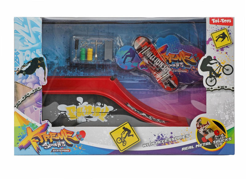 Load image into Gallery viewer, Toi-toys vingerskateboard of bmx fiets met skatebaan
