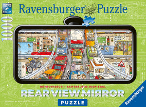 Ravensburger rear view mirror puzzle verkeerschaos - legpuzzel - 1000 stukjes